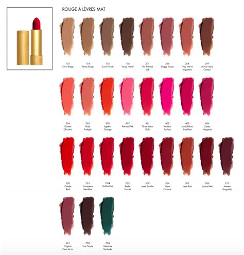 gucci beauty spiegel|Gucci lipstick color chart.